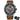 Skeleton Design Sports Chronograph Quartz Watch for Men with Leather Strap - SolaceConnect.com