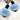 Sky Blue Fur House Slippers Female Summer Casual Rivet Decoration Real Fur Fox Slides Slippers Flip Flops Flat Shoes  -  GeraldBlack.com