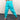 Sky Blue Loose Pleated Shinny Sexy Nightclub Men's DS Costumes Anti bright Elastic Waist Pants  -  GeraldBlack.com