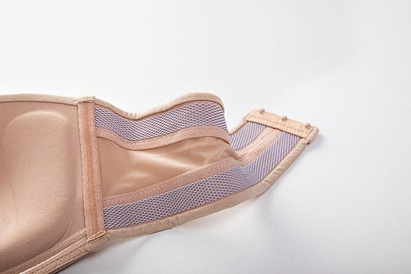 Slightly Lined Seamless Push Up Oatmeal Heather Color Plus Size Bra - SolaceConnect.com