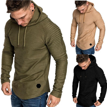 Slim Hooded Hip Hop Style Fashion Wear Solid Color Men’s Sweatshirt  -  GeraldBlack.com