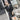 Slim Short Punk Biker Leather Jacket for Women with Three Quarter Sleeve - SolaceConnect.com