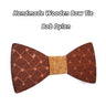 Slim Solid Color Wooden Bowknot Gravatas Cravat Bowties Clothing Accessory - SolaceConnect.com