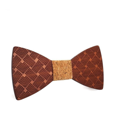 Slim Solid Color Wooden Bowknot Gravatas Cravat Bowties Clothing Accessory  -  GeraldBlack.com
