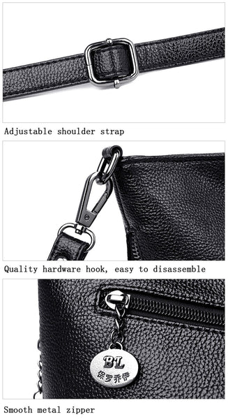 Small Crossbody Bags For Women Soft Leather Tassel Luxury Handbags Shoulder Messenger Bag Sac A Main  -  GeraldBlack.com