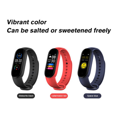 Smart Watchs M5Pro Smartwatch Smart Band Sport Fitness Tracker Pedometer Heart Rate Blood Pressure Monitor Bracelet  -  GeraldBlack.com