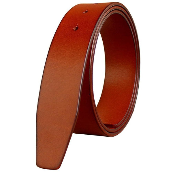 Smooth Style Men's 38' and '33mm Width Genuine Leather Pin Buckle Belt  -  GeraldBlack.com