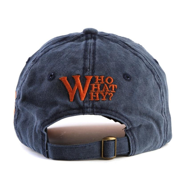 Snapback Cotton Fitted Baseball Cap for Men with Letter Embroidery - SolaceConnect.com