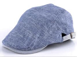 Solid Color Flat Casual Fashion Beret Gorras Hats for Men & Boys - SolaceConnect.com