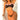 Solid Color High Cut Wirefree Bikini Flower Decor Tie Up Swimsuit Bathing Suit  -  GeraldBlack.com