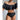 Solid Color Off Shoulder Ruffle Top and High Waist Thong Bikini Swimsuit  -  GeraldBlack.com