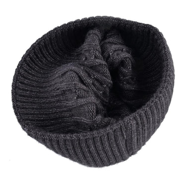Solid Winter Fashion Casual Knitted Beanie Caps for Men and Women - SolaceConnect.com