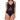 Spandex Mesh Patchwork One Piece Trikini Plus Size Swim Suit for Women  -  GeraldBlack.com
