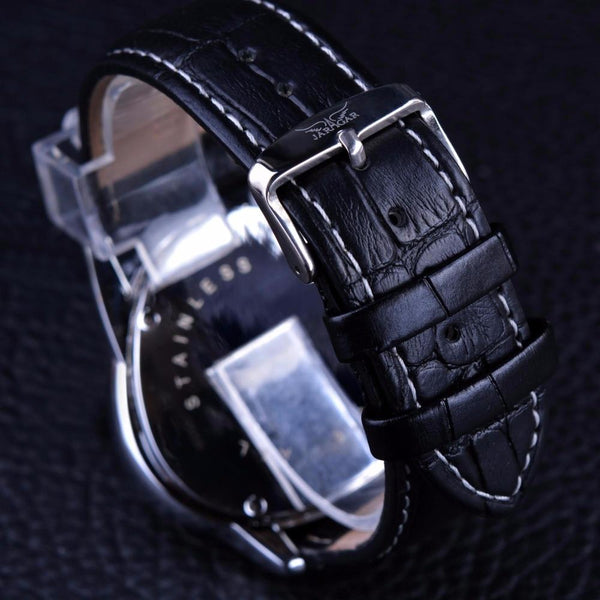 Sports Fashion Men's Automatic Triangular 3 Dial Display Watch  -  GeraldBlack.com