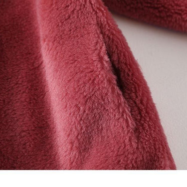 100% Real Sheep Shearling Coat Female Spring Autumn Elegant Long Wool Jackets Women's Fur Coat - SolaceConnect.com