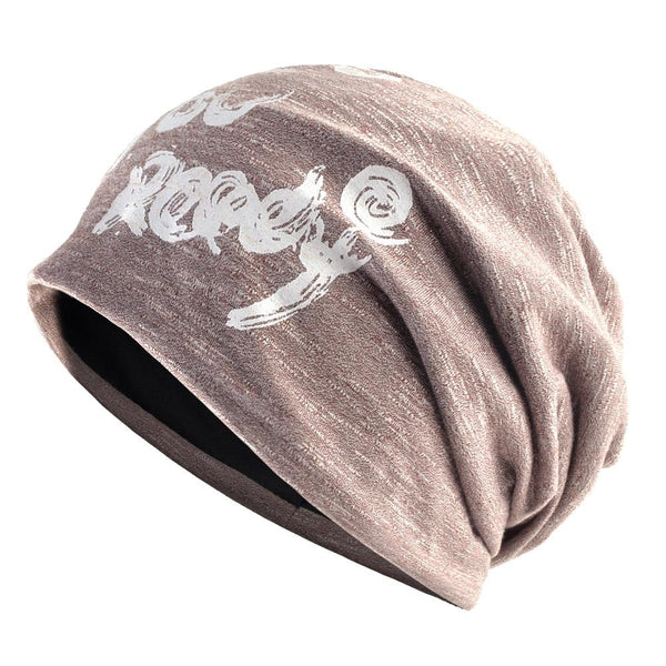 Spring Autumn Fashion Letters Printed Beanies for Men and Women - SolaceConnect.com