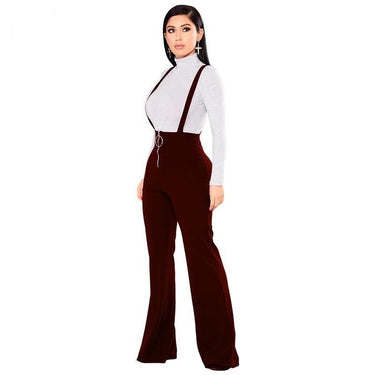 Spring Autumn High Waist Casual Women's Flare Pants with Wide Leg  -  GeraldBlack.com