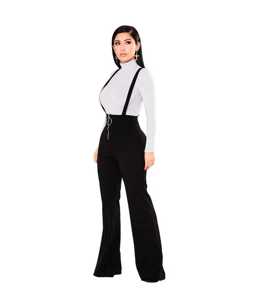Spring Autumn High Waist Casual Women's Flare Pants with Wide Leg - SolaceConnect.com