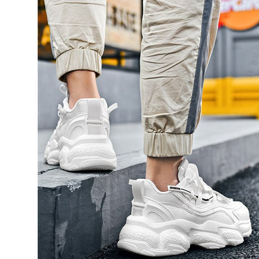 Spring Autumn Unisex Height Increasing Anti-Odor Sweat-Absorbant Sneakers - SolaceConnect.com