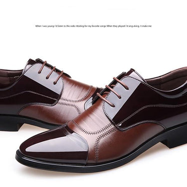 Spring Fashion Oxford Business Style Men's Genuine Leather Shoes - SolaceConnect.com