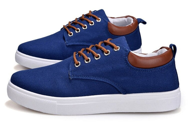 Spring Summer Comfortable Casual Canvas Lace-Up Shoes for Men  -  GeraldBlack.com