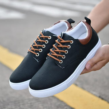 Spring Summer Comfortable Casual Canvas Lace-Up Shoes for Men - SolaceConnect.com