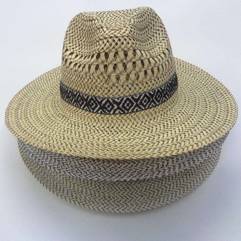 Spring Summer Jazz Outdoor Leisure Beach Straw Hats for Men & Women  -  GeraldBlack.com