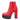 Spring Women's Brown Casual Short Boots with High Heels Platform and Zipper - SolaceConnect.com