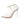 Spring Women's PVC Pointed Toe Chain Buckle Straps Thin High Heels Pumps - SolaceConnect.com