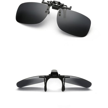 Square Polarized Clip On Oversized Sunglasses for Women and Men - SolaceConnect.com