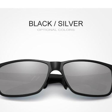 Square Style Men's UV400 Anti-reflective Polarized Lens Sunglasses Eyewear - SolaceConnect.com
