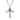 Steampunk Fashion Unisex Ghost Cross CZ Crystal Pendant Necklace  -  GeraldBlack.com