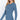 Steel Blue Thermal Crew Neck Long Sleeve Knitted Women's Top - SolaceConnect.com