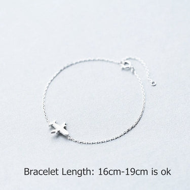 Sterling Silver Geometric Lobster Clasp Adjustable Bracelet for Women - SolaceConnect.com