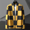 Streetwear British Style Autumn Men's O-Neck Knitted Cardigan Jacket Sweater - SolaceConnect.com