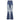 Streetwear Denim Hole Ripped Vintage Flare Highwaist Jeans Pants for Women  -  GeraldBlack.com