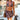 String Halter Padded Wirefree 3 Piece Bikini Set Swimsuit in Print Pattern  -  GeraldBlack.com
