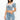 Stylish Fashion Women's Acid Wash Puff-sleeves Light Acid Color Crop Top - SolaceConnect.com