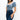 Stylish Fashion Women's Acid Wash Puff-sleeves Medium Acid Crop Top - SolaceConnect.com