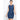 Stylish Fashion Women's Dark Denim Sleeveless Front Zipper Belted Dresses  -  GeraldBlack.com