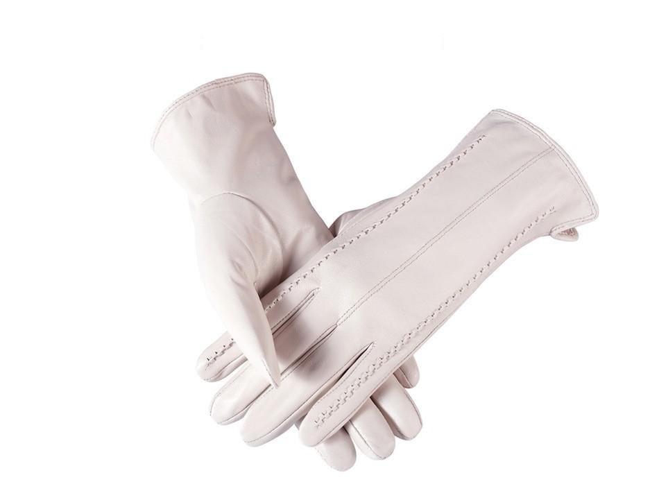 Stylish Fashion Women's Genuine Leather Cotton Lining Winter Warm Gloves  -  GeraldBlack.com
