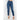 Stylish Fashion Women's Mom's Dark Denim Cuffed-button Skinny Jeans Pants  -  GeraldBlack.com