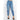 Stylish Fashion Women's Mom's Medium Denim Cuffed-button Skinny Jeans Pants  -  GeraldBlack.com