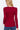 Stylish Fashion Women's Wine Color Long Sleeves Henley Thermal Top - SolaceConnect.com