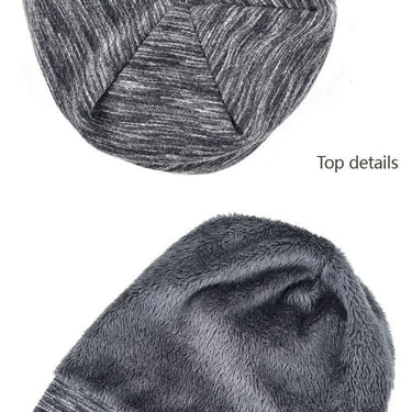 Stylish Knitted Solid Color Warm Winter Beanie Hats for Men & Women  -  GeraldBlack.com