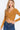 Stylish Ochre Color V-neck Front Knotted Crop Sweater for Women - SolaceConnect.com