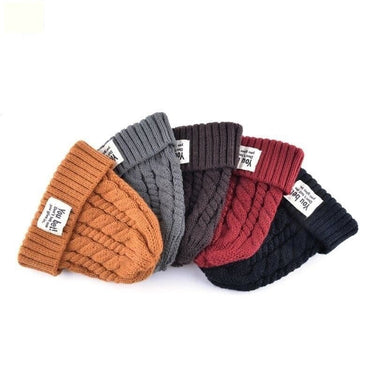Stylish Warm Winter Casual Knitted Wool Beanie Caps for Men and Women  -  GeraldBlack.com