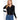 Stylish Women's Black Notched Collar Long Sleeves Zippered Sweater  -  GeraldBlack.com