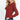 Stylish Women's Brick Notched Collar Long Sleeves Zippered Sweater - SolaceConnect.com