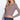 Stylish Women's Dusk Mauve Notched Collar Long Sleeves Zippered Sweater - SolaceConnect.com